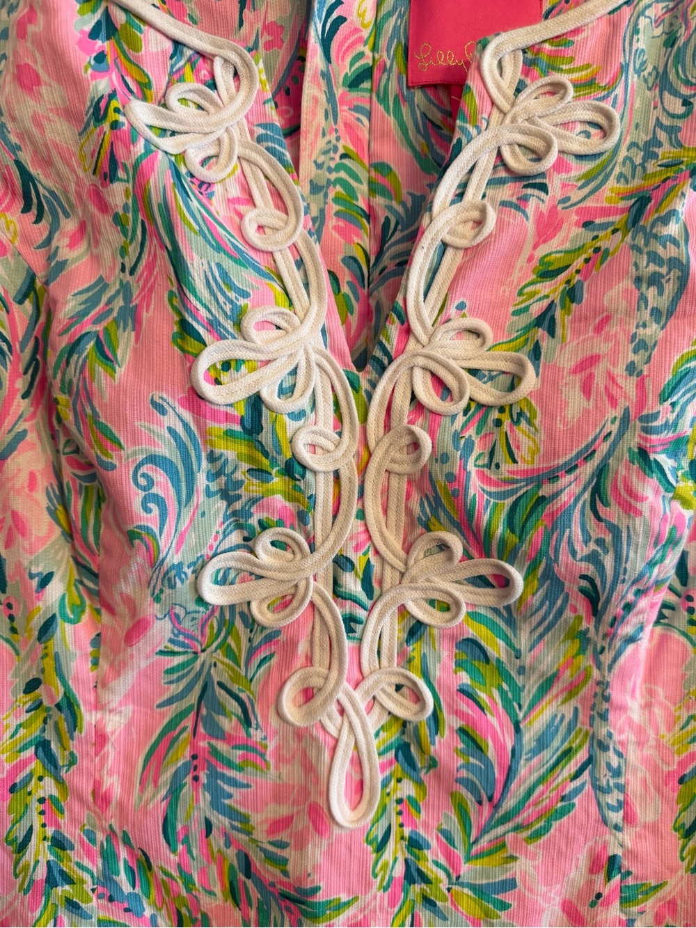 Lilly Pulitzer Mila Shift Dress | Pink & Teal | Size 14 - Picture 3 of 11